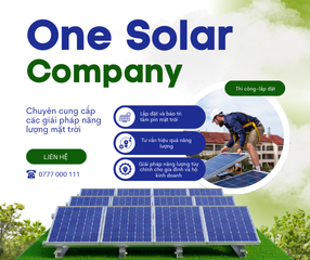 CÔNG TY CỔ PHẦN ONE SOLAR